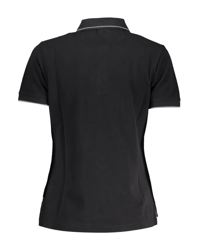 Napapijri Cotton Polo — Black Black