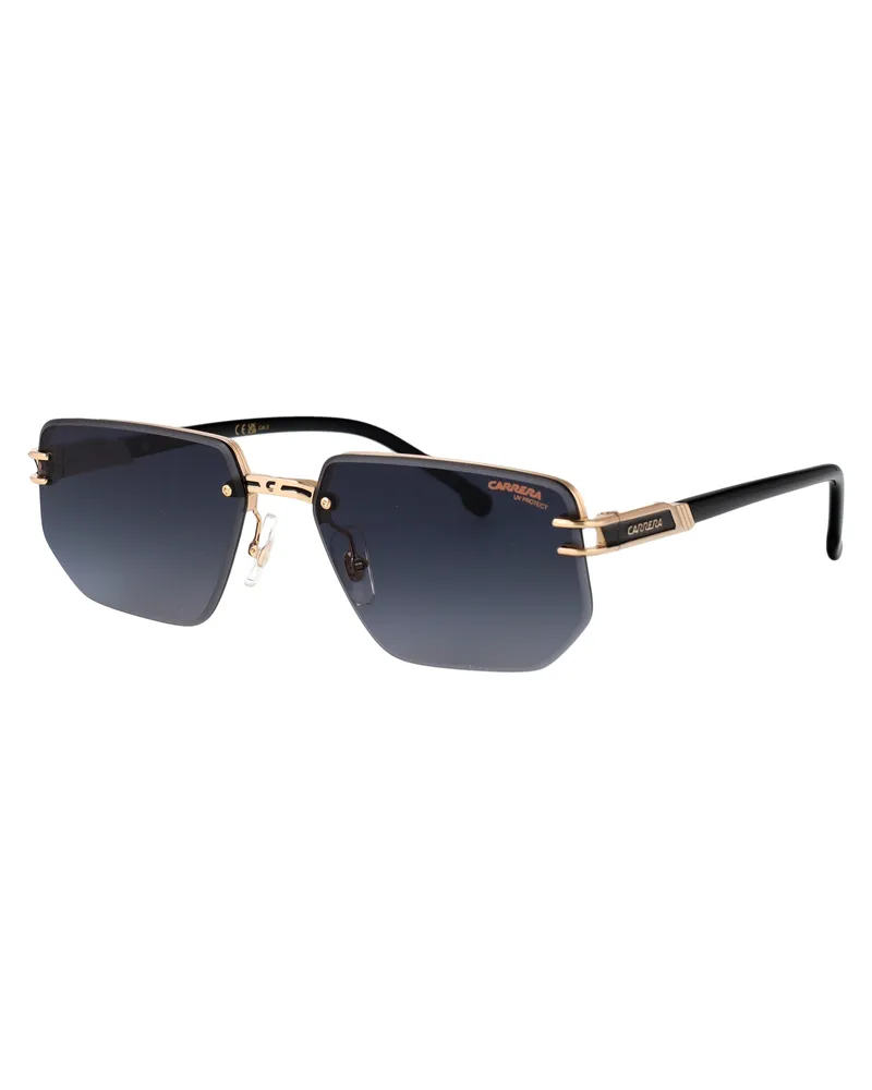 Carrera Black Metal Sunglasses — Black Black