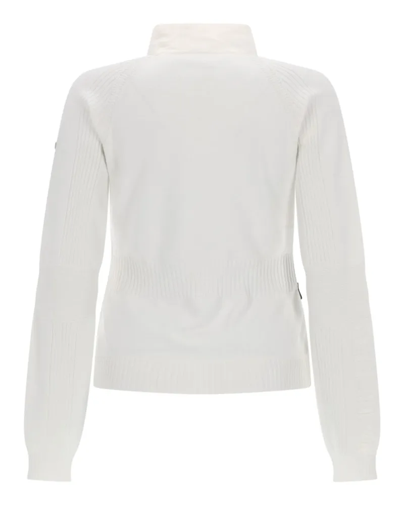 Moncler Quilted Polyamide Padded Cardigan — White White