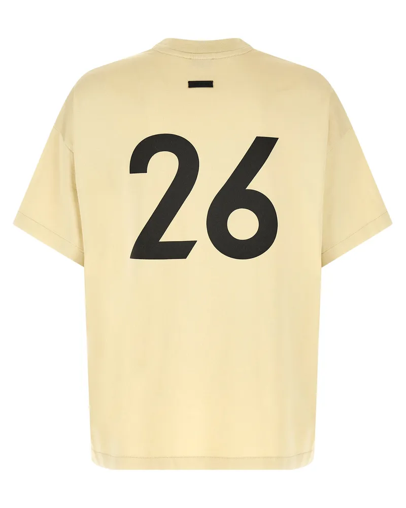 Fear of God Men's Beige Cotton T-Shirt Beige
