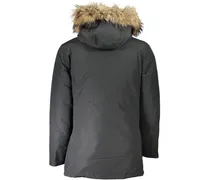 Removable Fur-Trimmed Hood Parka — Gray