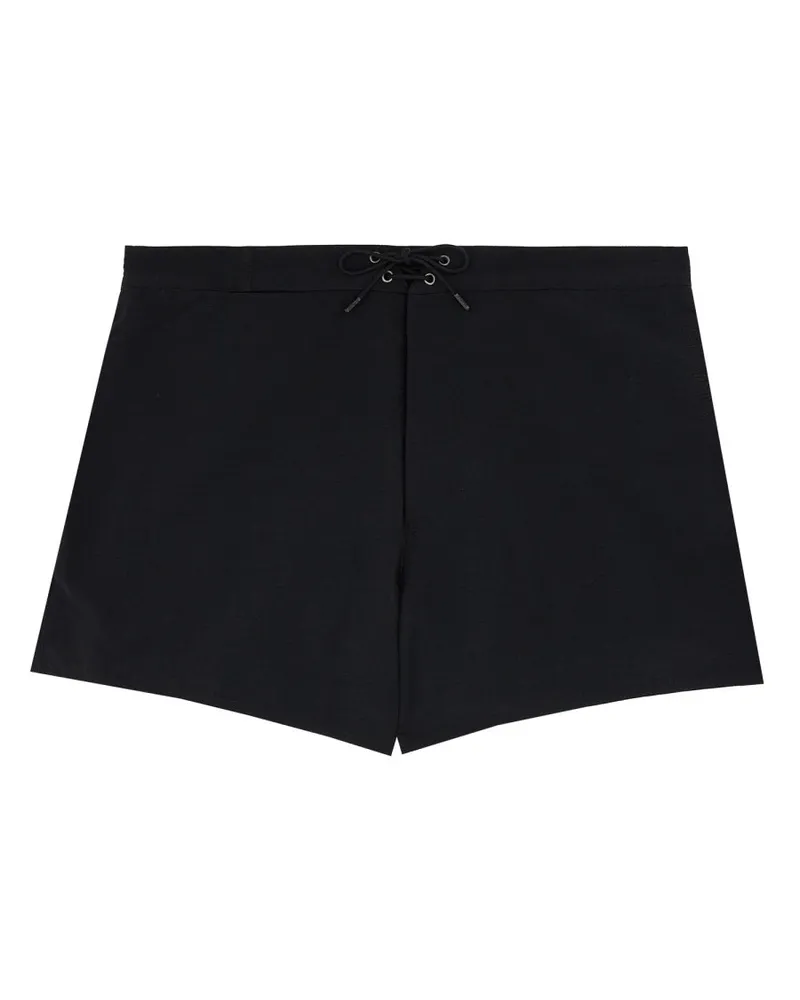 Saint Laurent Polyamide Boxer Swim Shorts — Black Black
