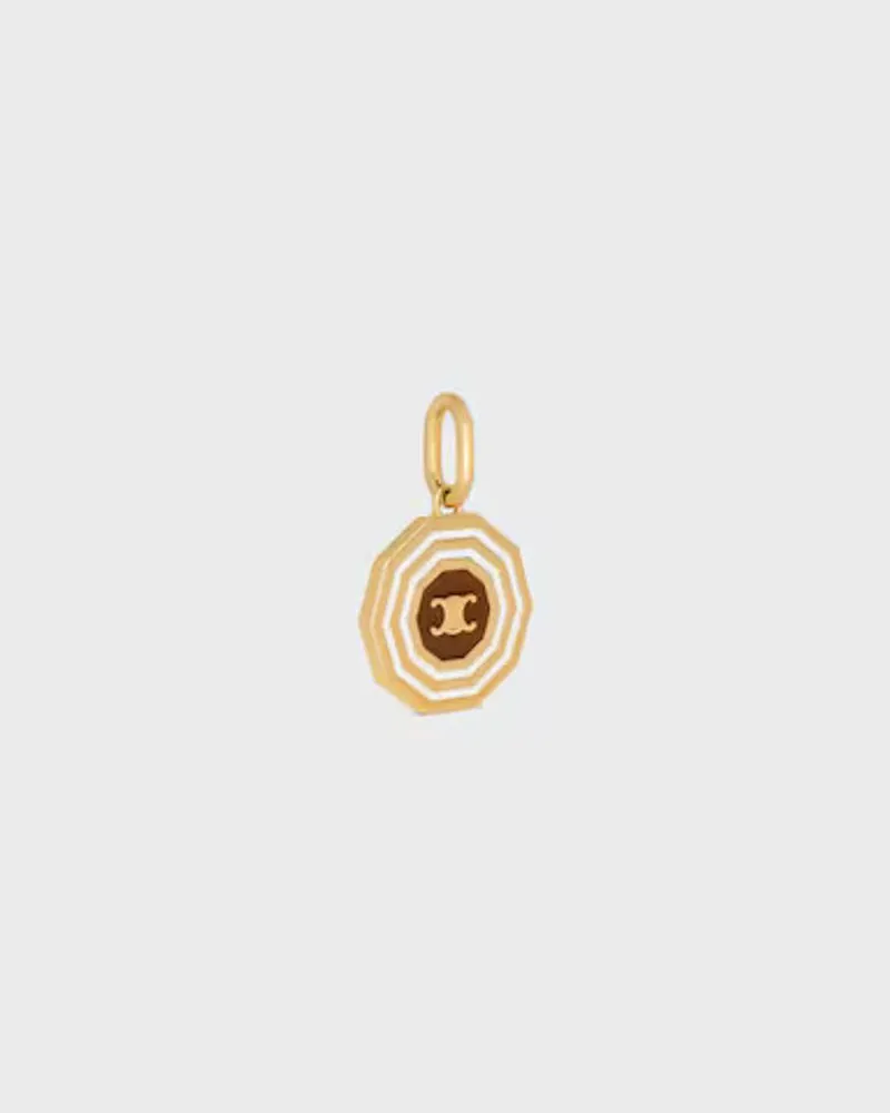 Celine Gold Zodiac Charm Pendant Charm — Gold Gold
