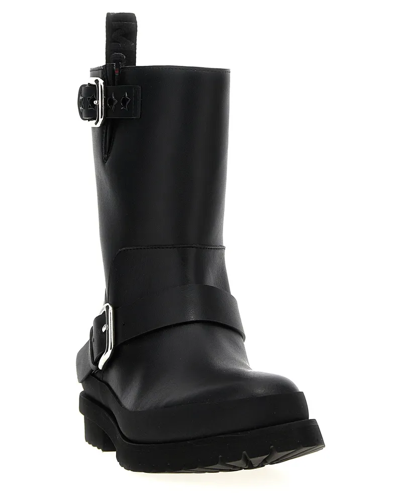 Stella McCartney Buckle-Strap Vegea Boot — Black Black