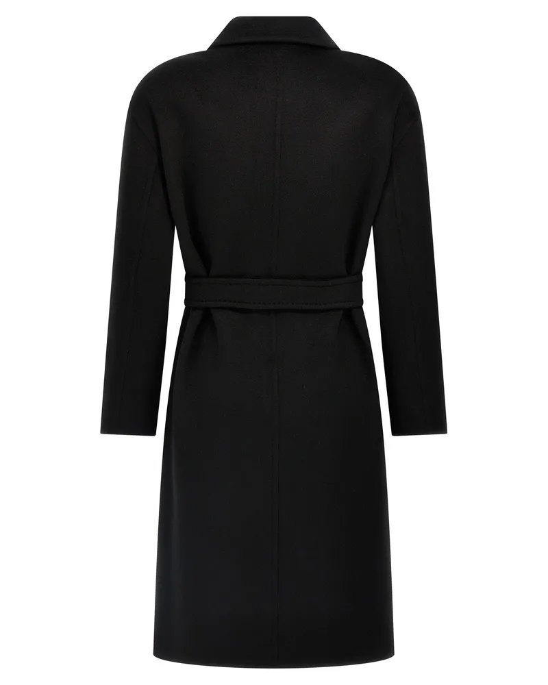 Max Mara Women's Black Cashmere Coat Clothing Black