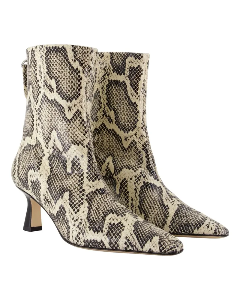 aeyde Women's Elina Boots -  Leather Multi Calfskin Shoes Ankle-Boots Multicolor