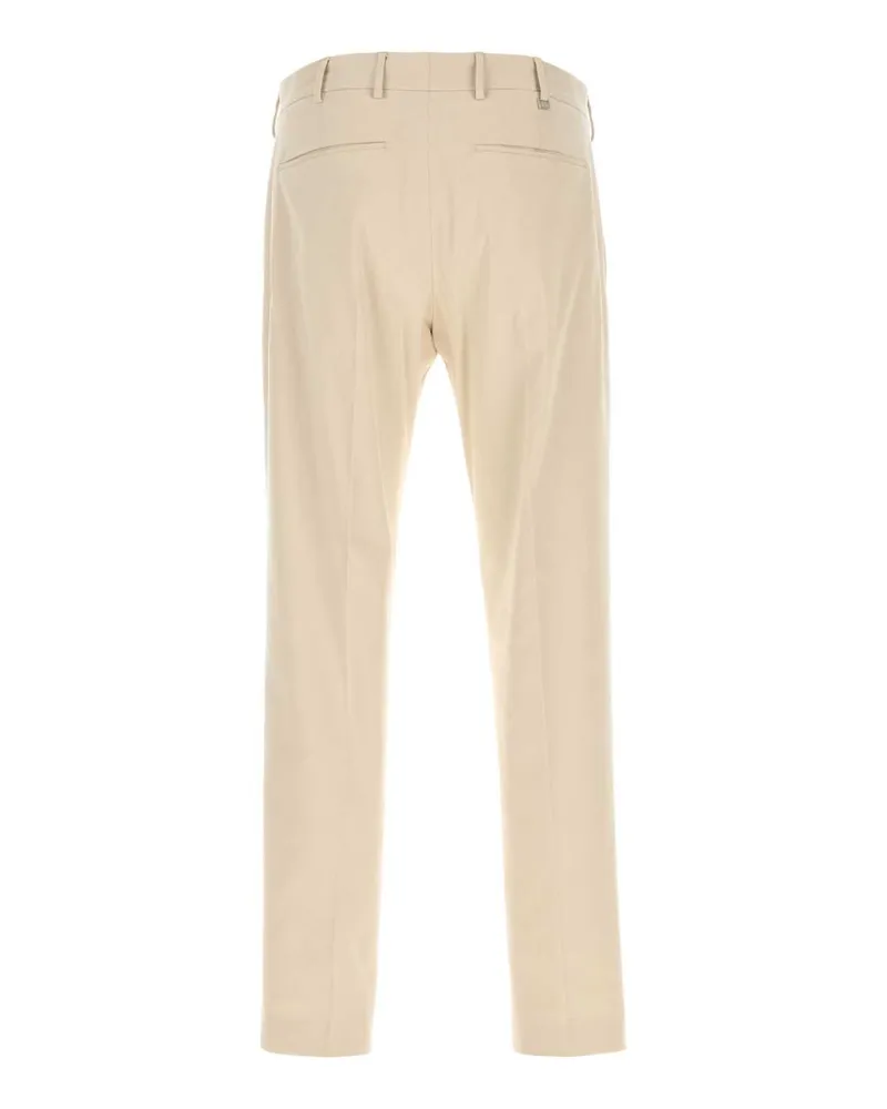 PT TORINO Men's Sand Stretch Cotton Pant 0020 Exterior: Elastane Pantaloni Trousers Beige