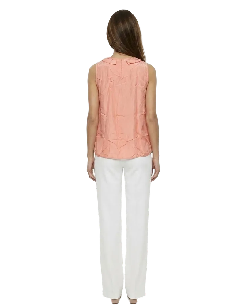 Dolce & Gabbana Women Pink Silk Blouse Pink