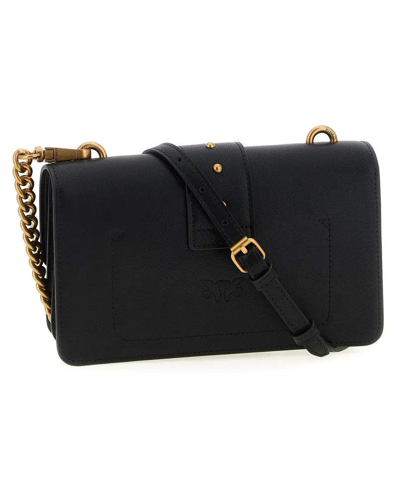 Pinko Love One Mini Crossbody Bag — Black Black