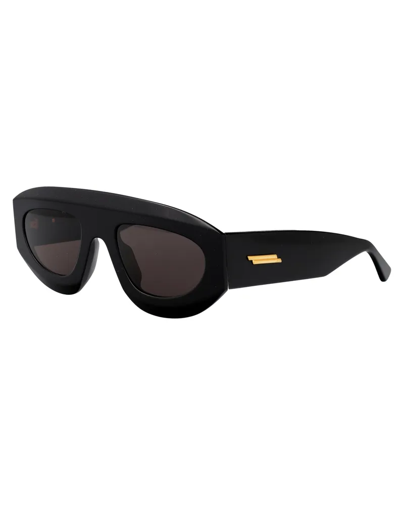 Bottega Veneta Unisex Sunglasses Bv1358s Black-Grey Acetate Black-Black-Grey Black/black/grey Black