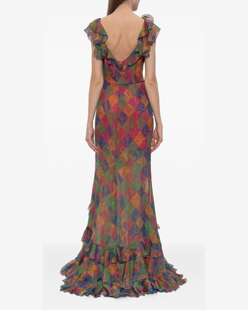 Etro Women's Dress Silk Multicolor
