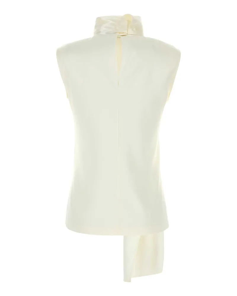 Bottega Veneta 871259v6kr0 9000 White Exterior: Silk Elastane Maglie Sweater White