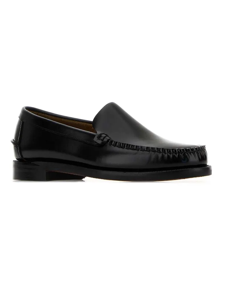 Sebago Leather Loafer — Black Black
