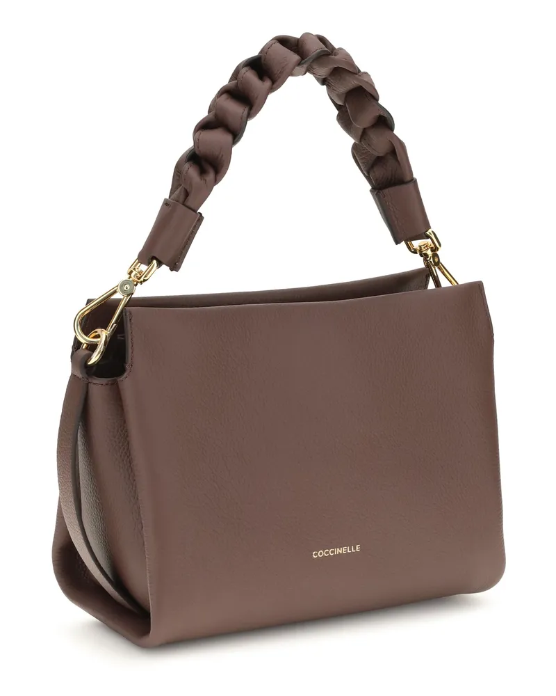 Coccinelle Women's Boheme Handbag Berry-Wint.rose Calf Leather Bos Taurus Handbags Berry/wint.rose Hand Bags Brown