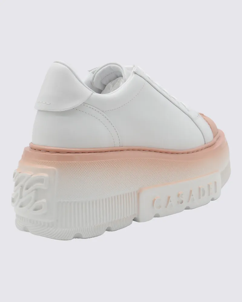 Casadei Women's Sneakers Bianco-Beige _ Cover Le Sole El Bianco/beige White
