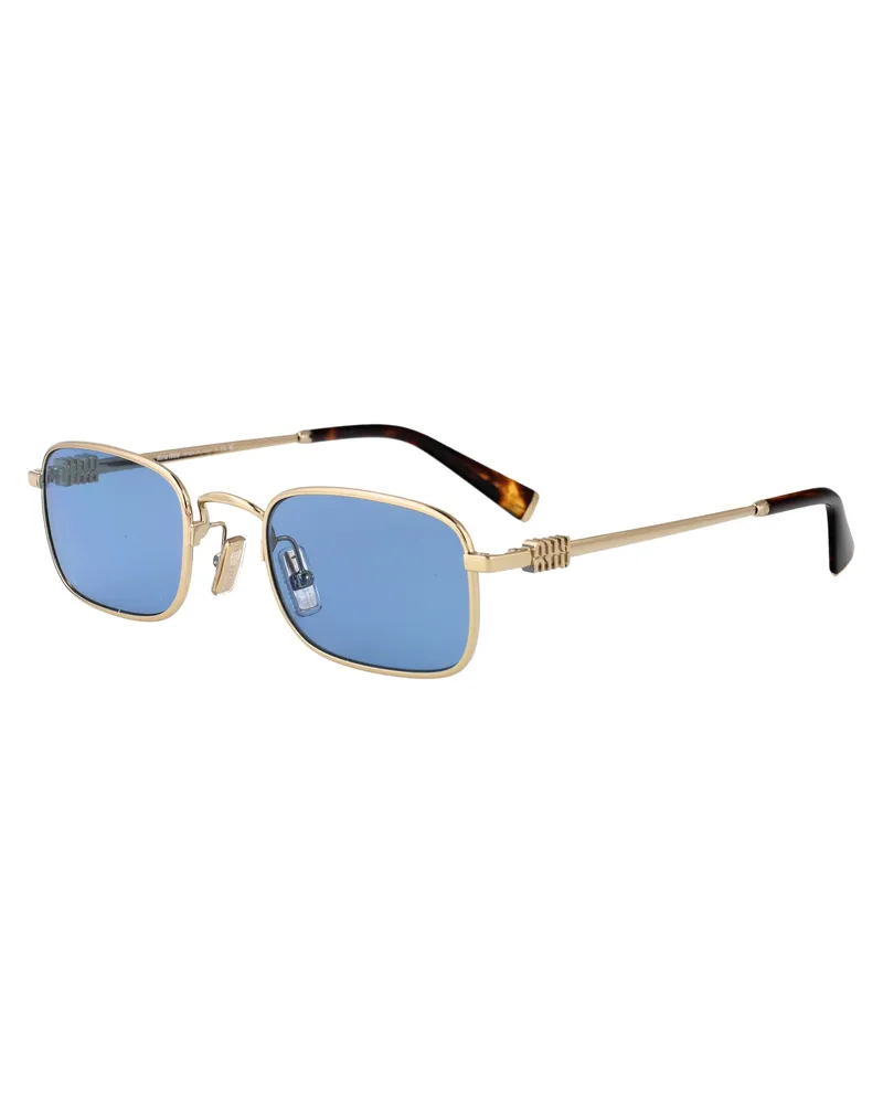 Miu Miu Women's Sunglasses 0mu A53s Pale Gold Metal Gold