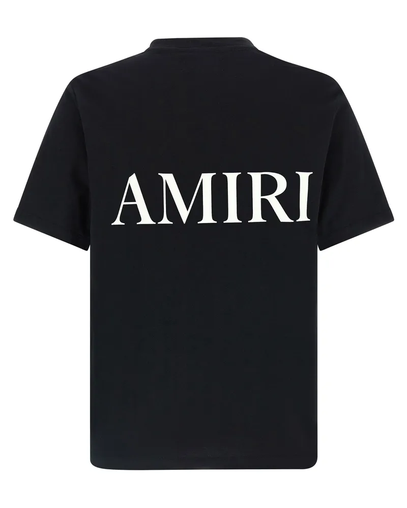 Amiri Logo-Print Cotton T-shirt — Black Black
