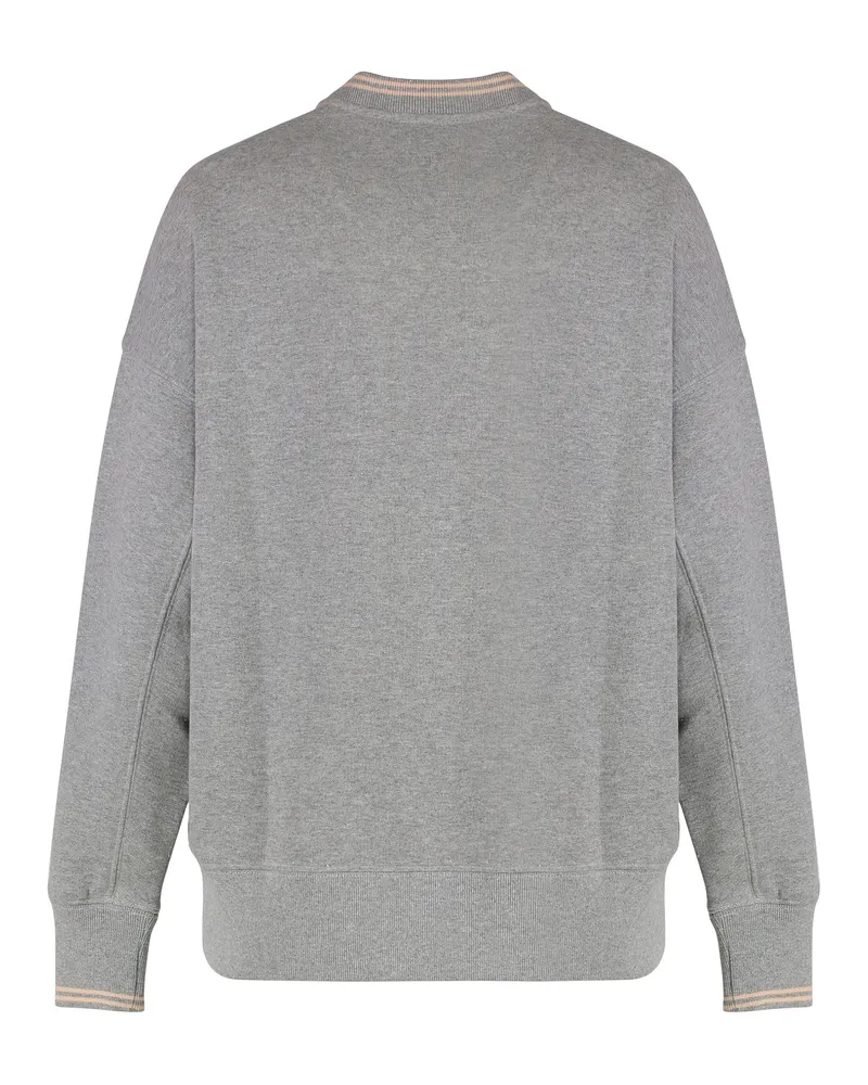 AUTRY Women's College Sweatshirt Grey Cotton Sweatshirts Sweater Gray
