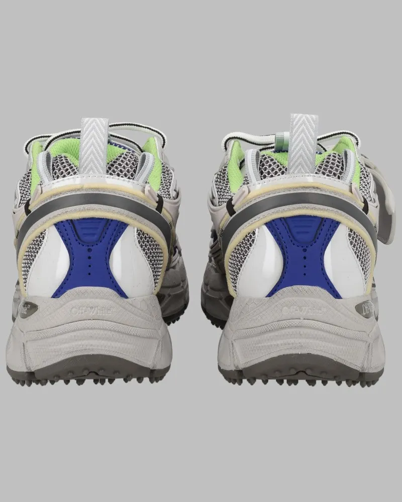 OFF-WHITE Be Right Back Worn Out Sneakers — Gray Gray