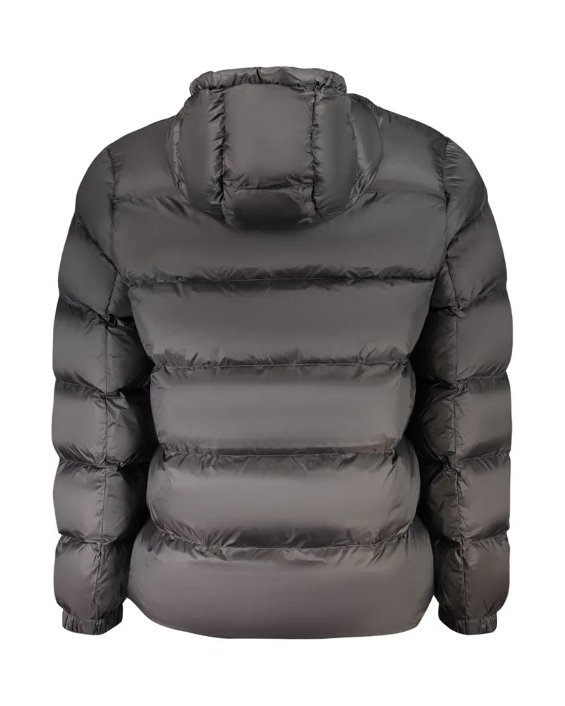 Calvin Klein Recycled Nylon Hood Down Jacket — Black Black
