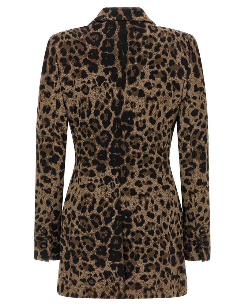 Dolce & Gabbana Women's Brown Viscose Blazer Clothing Brown