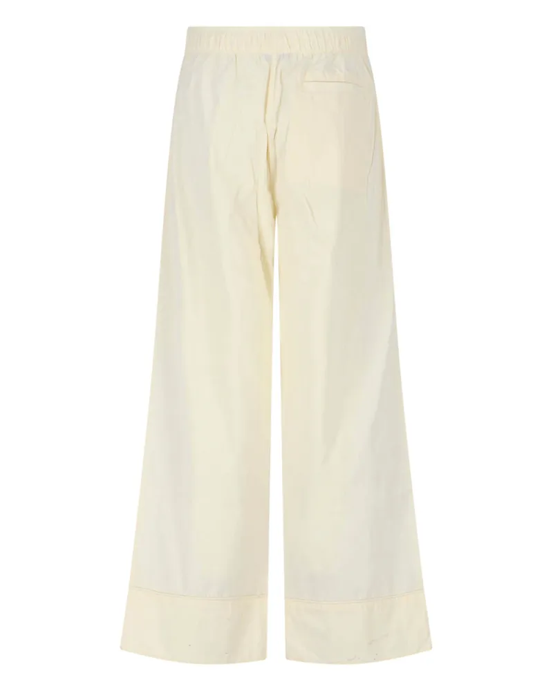 Entire Studios Unisex Trousers White Cotton White
