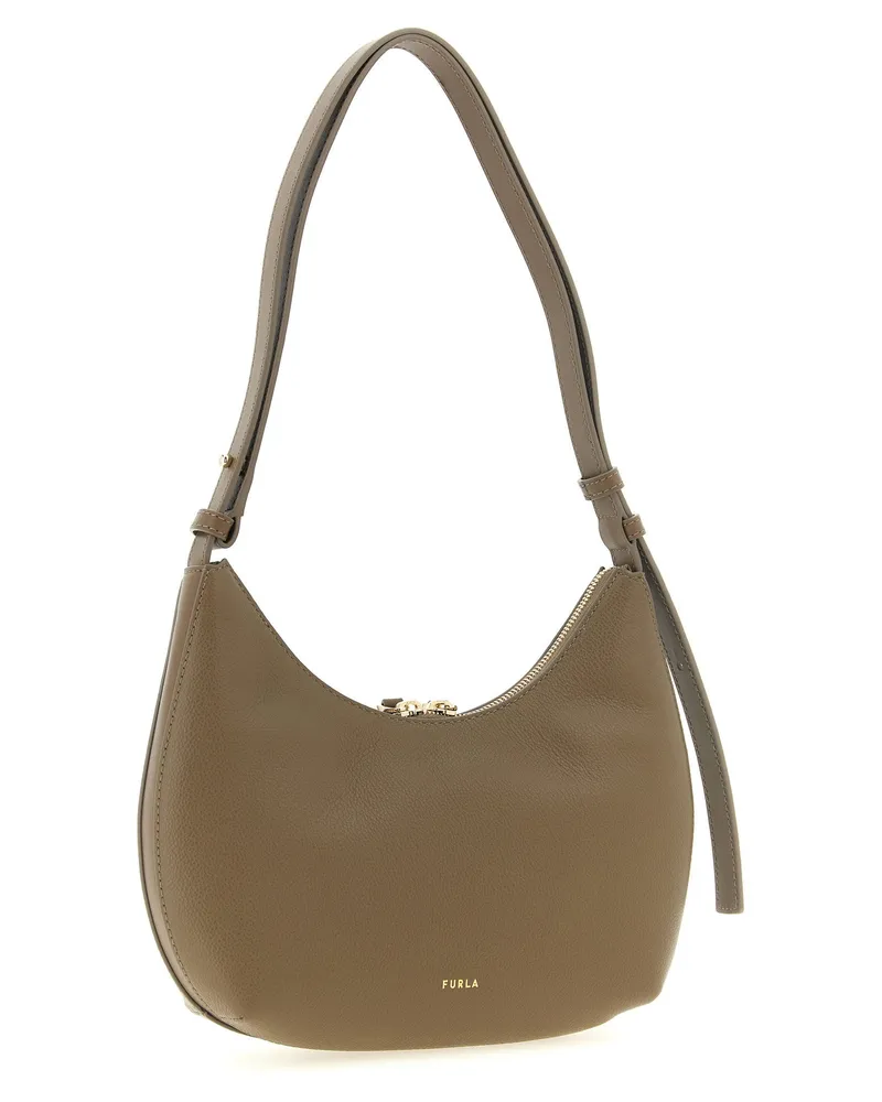 Furla Goccia S Shoulder Bag — Taupe Taupe