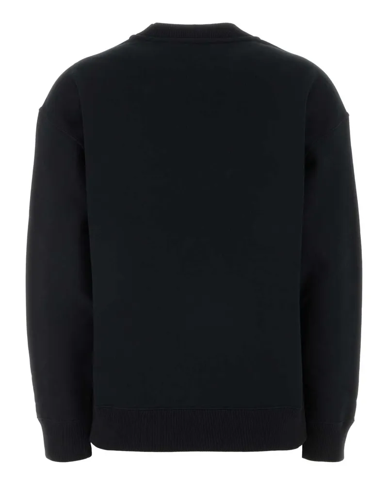 Jil Sander Women Black Cotton Sweatshirt Exterior: Felpe Black