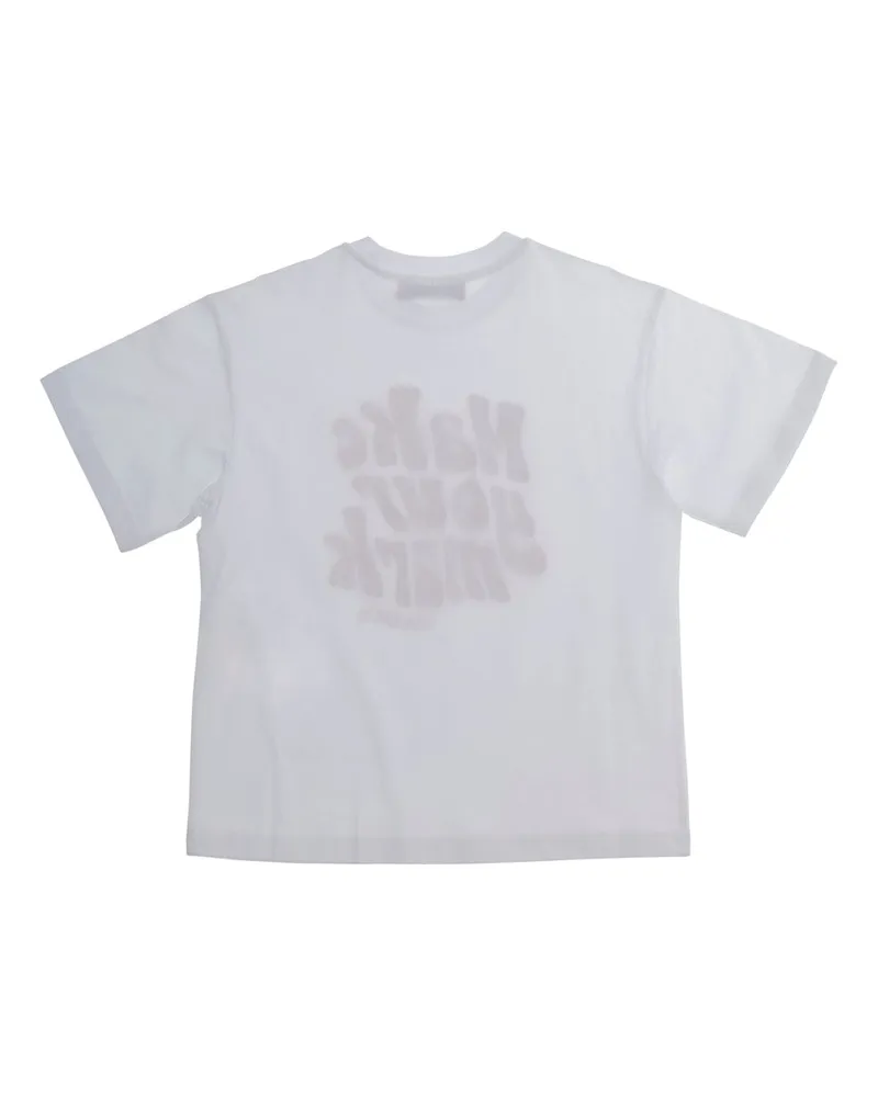 MAX&Co. Girls' T-Shirt White Cotton T-Shirts And Polos White