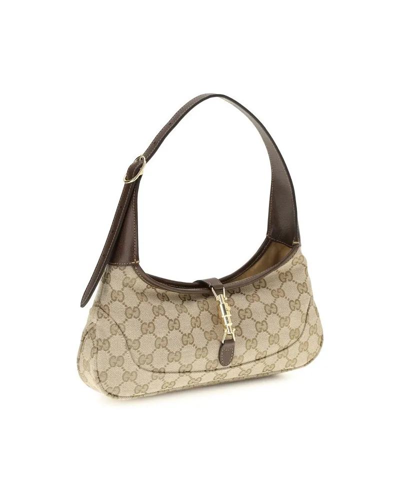 Gucci Women's Beige Fabric Shoulder Bag Beige