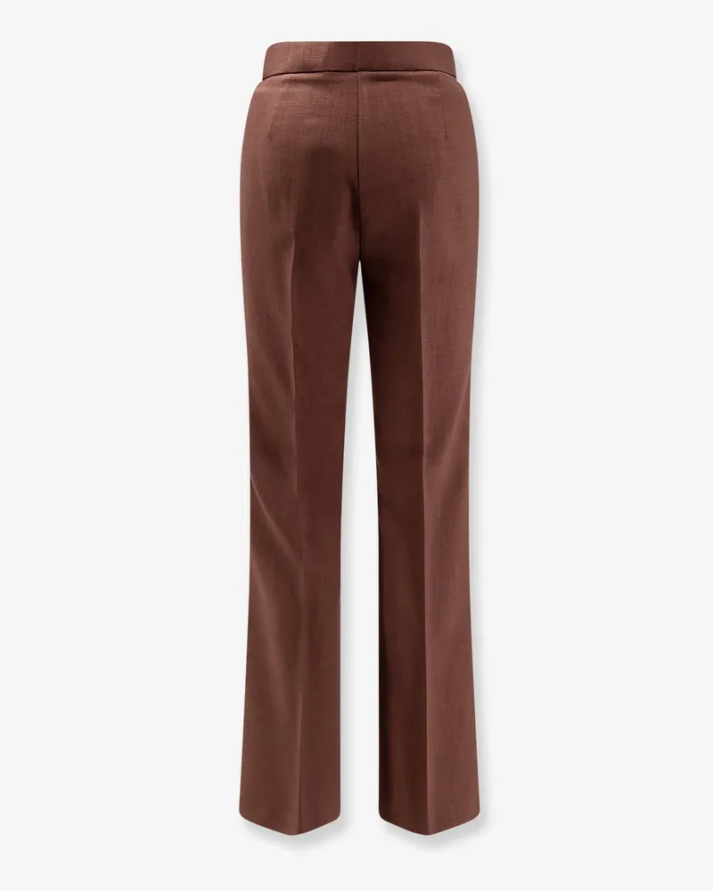 Pinko Women's Viscose Trousers Brown Brown