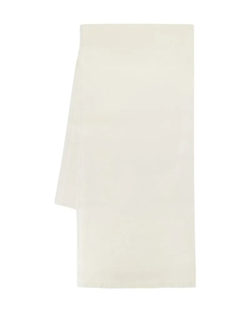 Kenzo Silk Square Scarf — White White