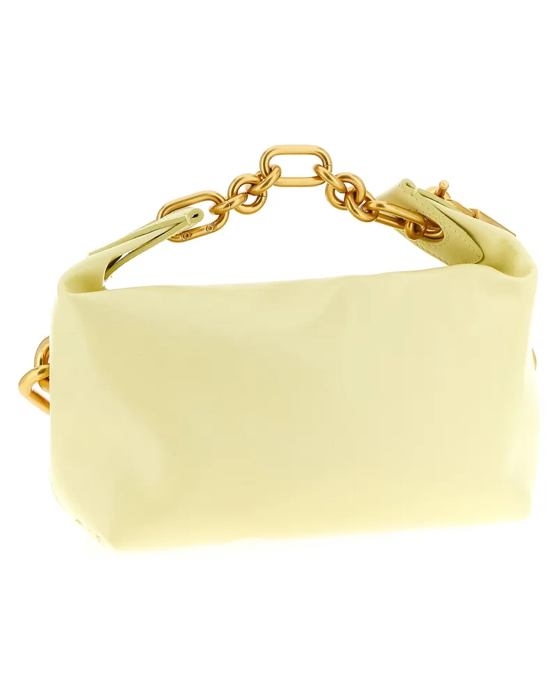 Balmain Women's Sync Mini Bag Yellow Calfskin Leather Yellow