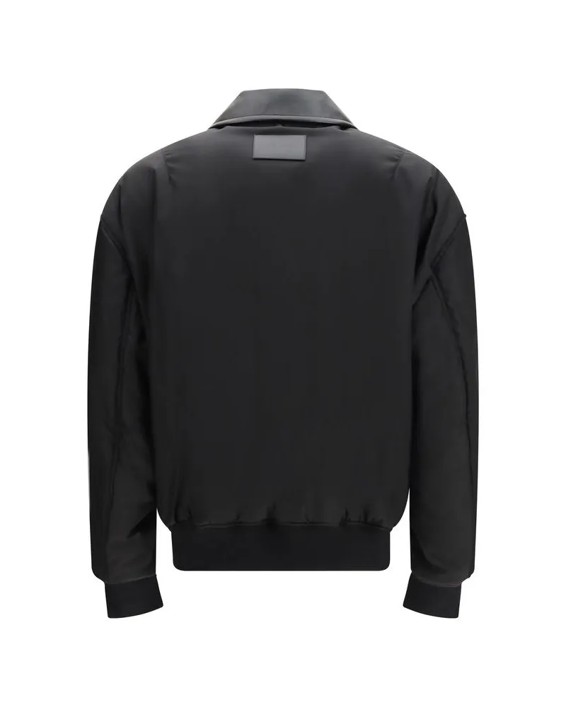 Balenciaga Cocoon Bomber Jacket — Black Black