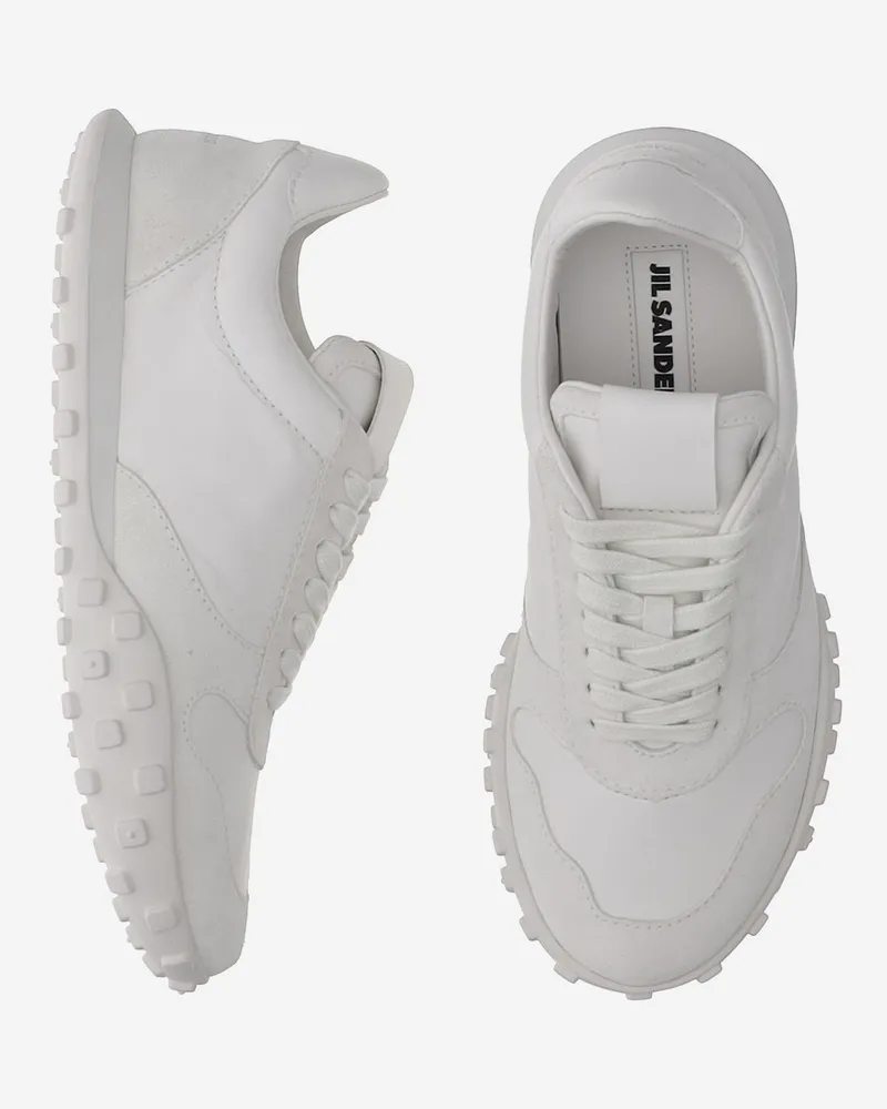 Jil Sander Moon Sneakers — White White