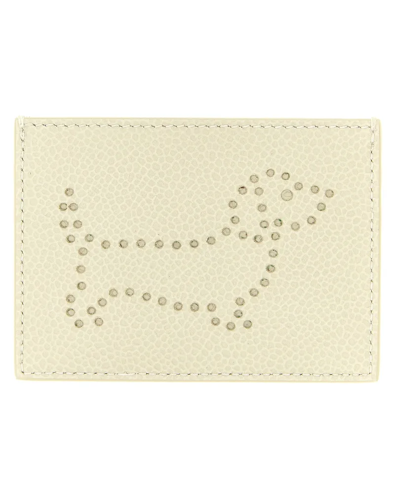 Thom Browne Hector Card Case — Cream Cream