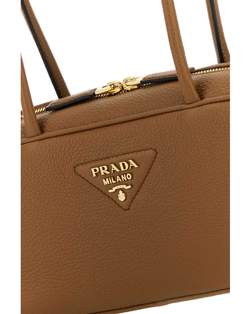 Prada Women's Caramel Leather Shoulder Bag 0 1 N Borse A Mano Caramel