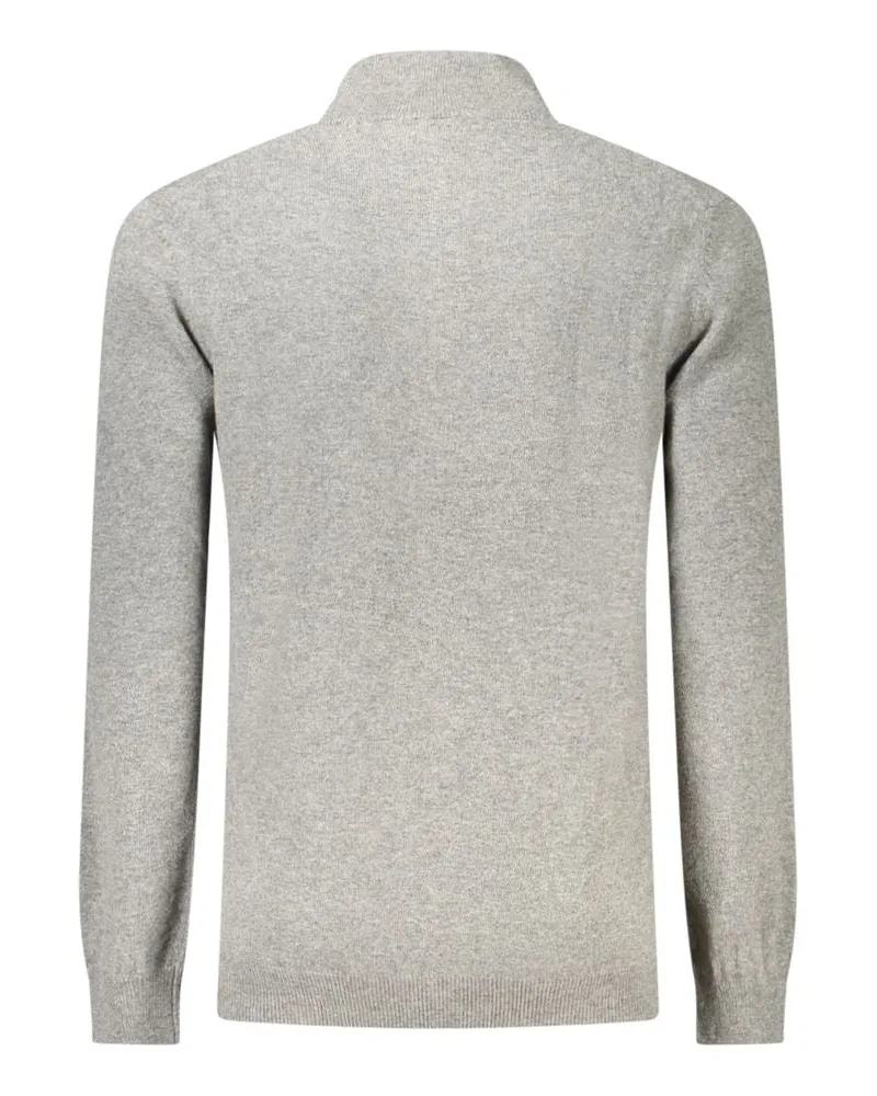 Timberland Half-Zip Wool Sweater — Gray Gray