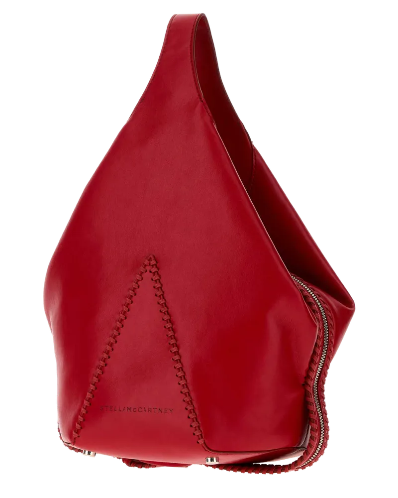 Stella McCartney Appaloosa Nylon Bucket Bag — Red Red