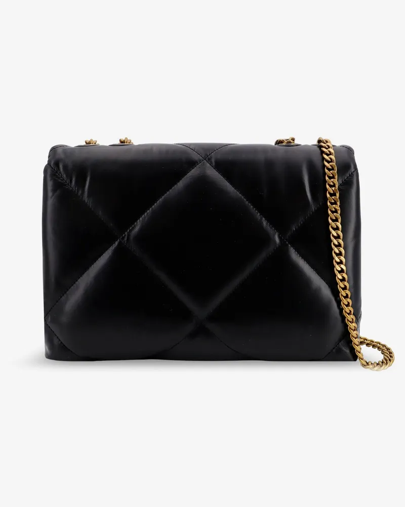 Tory Burch Women's Convertible Crossbody Bag Kira Diamond Quilt Black Leather Shoulder Black