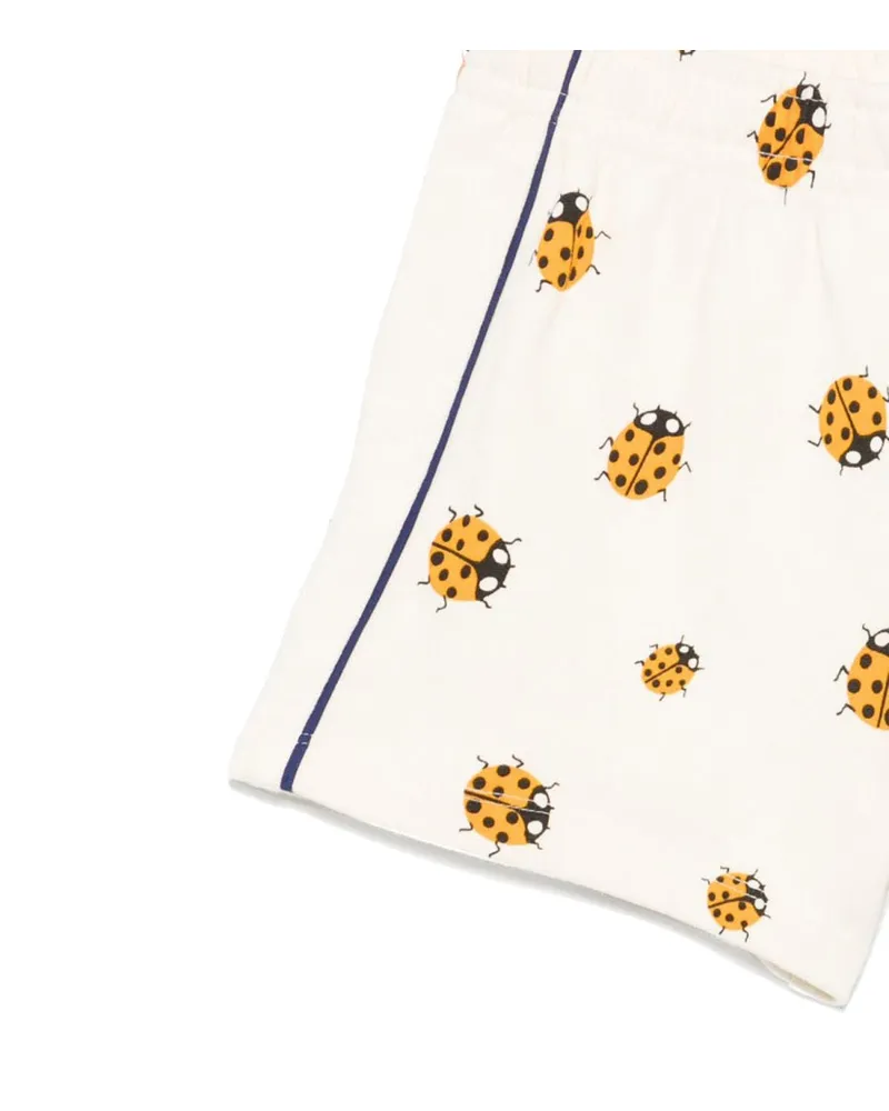 Mini Rodini Organic Cotton Bermudas — White White
