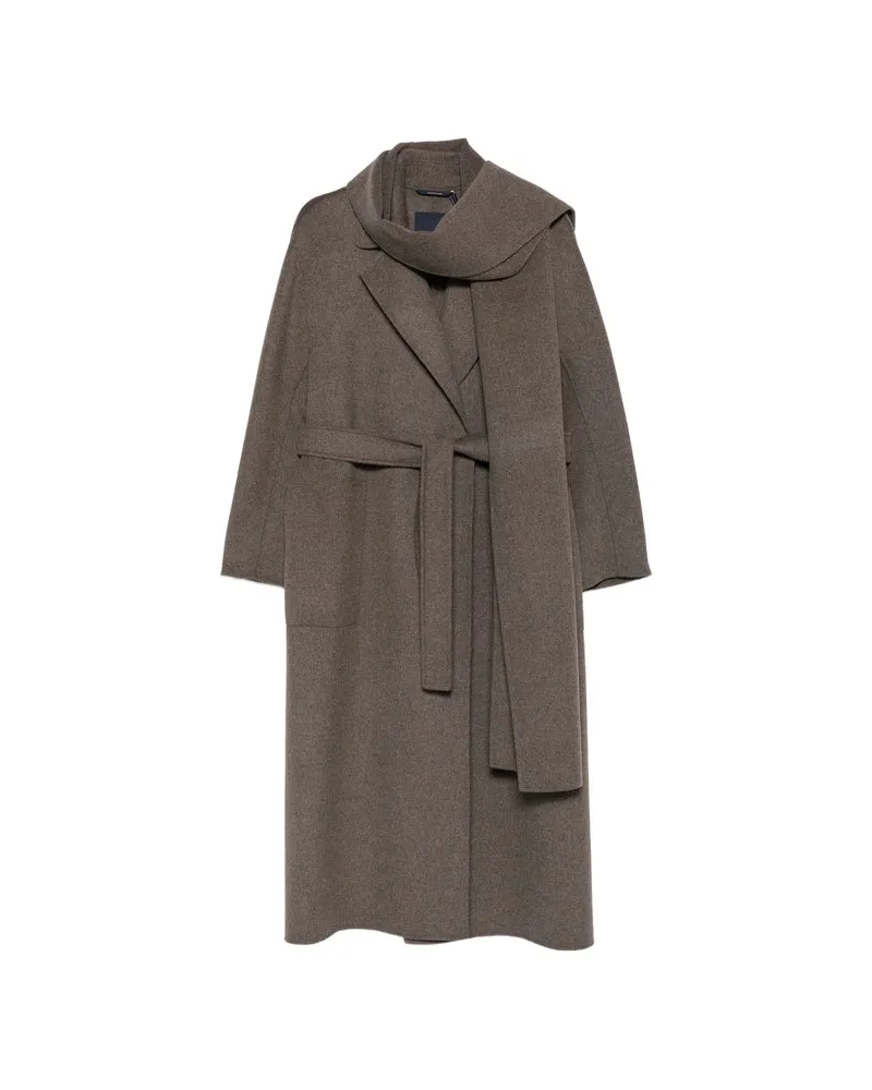 Max Mara Peonie Coat — Gray Gray