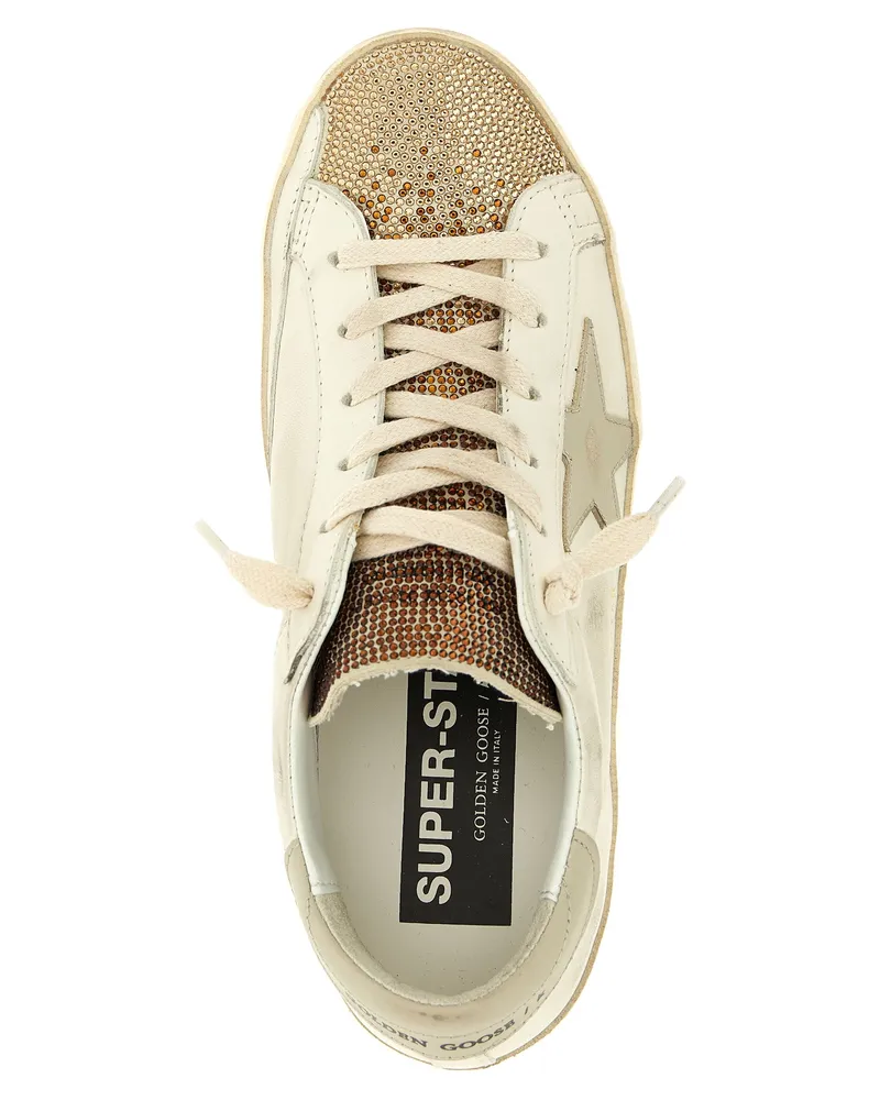 Golden Goose Women's Multicolor Cowhide Low Top Sneakers Beige