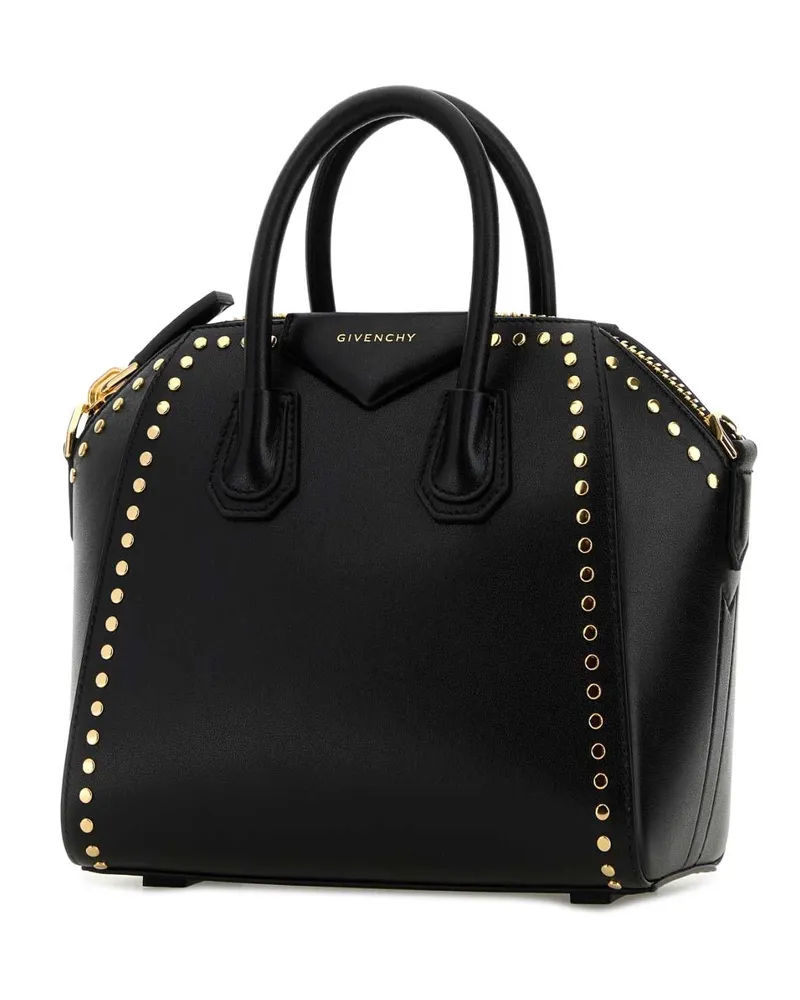 Givenchy Women's Black Leather Mini Antigona Handbag Borse A Mano Black