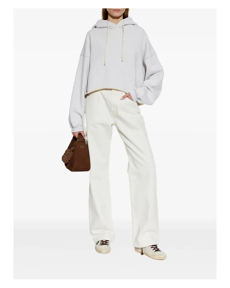 Golden Goose Distressed Leather with Animal Print Sneakers 