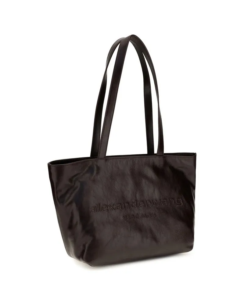 Alexander Wang Women's Brown Calf Leather Bos Taurus Shoulder Bag Brown