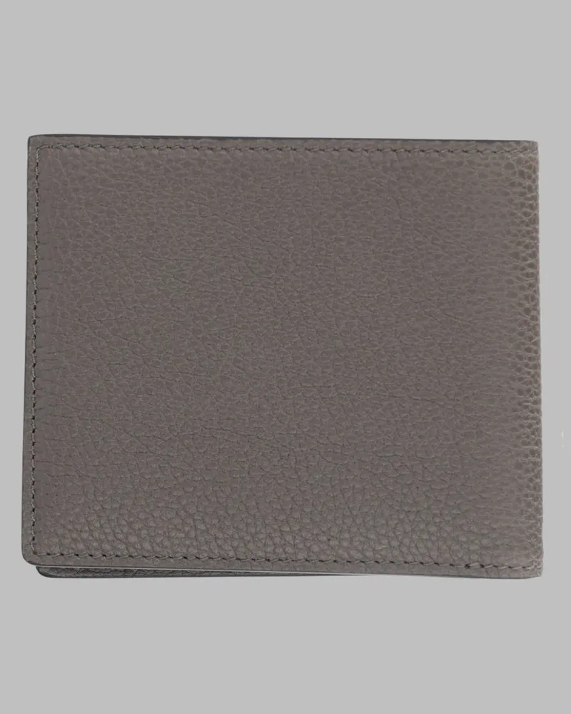 Tom Ford Bi-Fold Calf Leather Wallet — Beige Beige