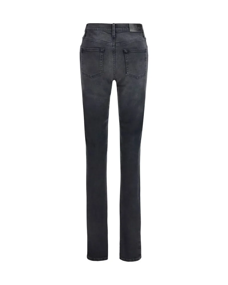 Gucci Women's Black Cotton Skinny Jeans Clothing Black