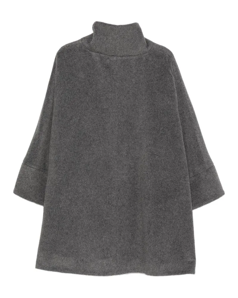 Emporio Armani Felted Wool Coat — grey Grey