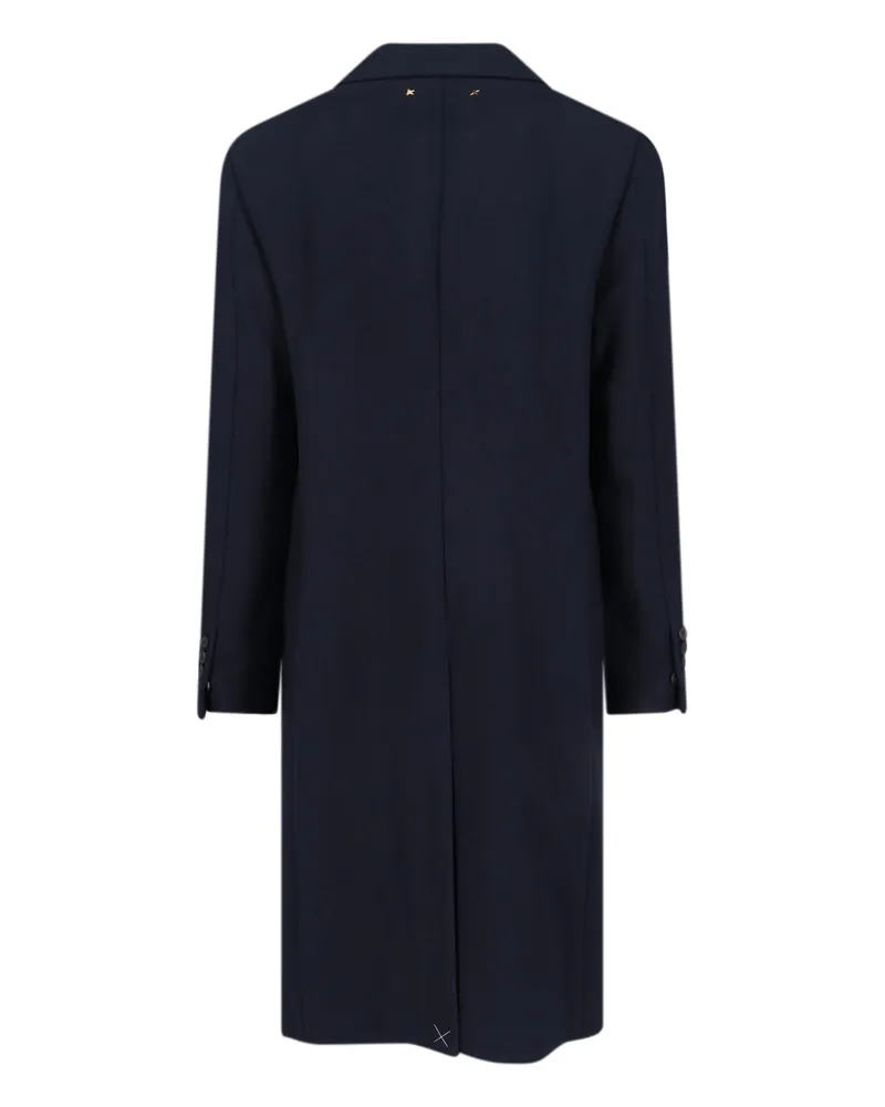 Golden Goose Men's Jackets Blue Main Fabric: Virgin Wool Navy